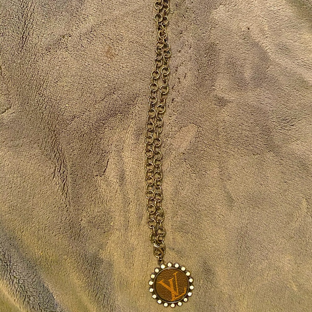 Reserved Upcycled Gunmetal 30” Necklace